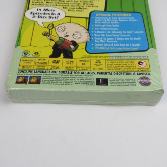 FAMILY GUY Volume Four 3-Disc Set DVD Sealed Special Features - Picture 7 of 9